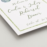 "Alento" - Wedding Party Signs in Celeste by Pati Cascino - Detail