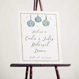 "Alento" - Wedding Party Signs in Celeste by Pati Cascino - In Use