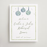 "Alento" - Wedding Party Signs in Celeste by Pati Cascino - Front