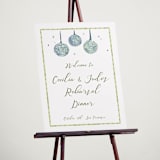 "Alento" - Wedding Party Signs in Celeste by Pati Cascino - In Use