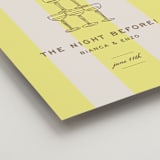 "Campania" - Wedding Party Signs in Limone by Megan Davis - Detail