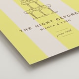 "Campania" - Wedding Party Signs in Limone by Megan Davis - Detail