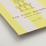 "Campania" - Wedding Party Signs in Limone by Megan Davis - Detail