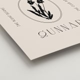 "la graine" - Wedding Party Signs in Onyx by Alaina Cherup - Detail