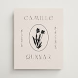"la graine" - Wedding Party Signs in Onyx by Alaina Cherup - Front