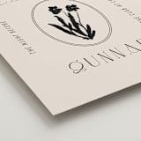 "la graine" - Wedding Party Signs in Onyx by Alaina Cherup - Detail
