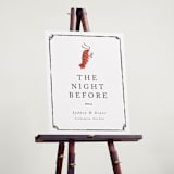 "Shrimp Cocktail" - Wedding Party Signs in Pearl by mo kelley - In Use