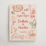 "That's Amore." - Wedding Party Signs in Cabernet by Jenna Holcomb - Front