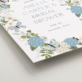 "Garden Love" - Wedding Party Signs in Periwinkle by Susan Moyal - Detail