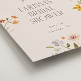 "Garden" - Wedding Party Signs in Wild Flower by Nicole Walsh - Detail