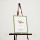 "Market" - Wedding Party Signs in Sage Leaf by Sarah Knight - In Use