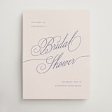 "Elegant Moon" - Wedding Party Signs in Luna Blue by Pixel and Hank - Front