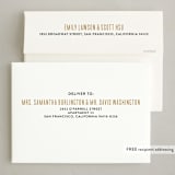 "The More, the Merrier" - Holiday Birth Announcement Cards in Golden by Carolyn MacLaren - FREE Recipient Addressing
