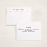 "The More, the Merrier" - Holiday Birth Announcement Cards in Snowflake by Carolyn MacLaren - FREE Recipient Addressing