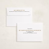 "The More, the Merrier" - Holiday Birth Announcement Cards in Golden by Carolyn MacLaren - FREE Recipient Addressing