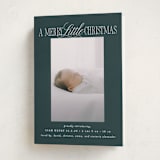 "Littlest Christmas" - Holiday Birth Announcement Cards in Frost by Brooke Chandler - Folded Card