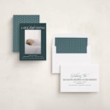 "Littlest Christmas" - Holiday Birth Announcement Cards in Frost by Brooke Chandler - Assembled