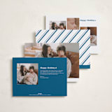 "a merry addition" - Holiday Birth Announcement Cards in Night Sky by Liz Conley - Back of Card Options