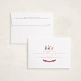 "Festive Dreams" - Holiday Birth Announcement Cards in Candy Cane by Teju Reval - FREE Recipient Addressing