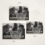 "News" - Holiday Birth Announcement Cards in Champagne by Jenna Holcomb - Formats Available