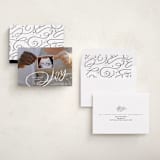 "Expecting More Joy" - Holiday Birth Announcement Cards in Starlight by Alethea and Ruth - Assembled