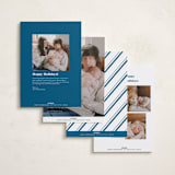 "a merry addition" - Holiday Birth Announcement Cards in Night Sky by Liz Conley - Back of Card Options