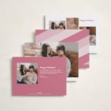 "Christmas Baby" - Holiday Birth Announcement Cards in Gumdrop by Jen Banks - Back of Card Options