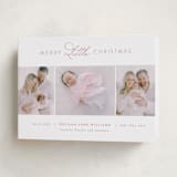 "Christmas Baby" - Holiday Birth Announcement Cards in Gumdrop by Jen Banks - Folded Card
