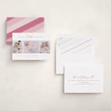 "Christmas Baby" - Holiday Birth Announcement Cards in Gumdrop by Jen Banks - Assembled