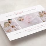 "Christmas Baby" - Holiday Birth Announcement Cards in Gumdrop by Jen Banks - Detail