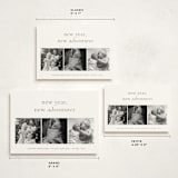 "Awaits" - Holiday Birth Announcement Cards in Forest by Blustery August - Formats Available
