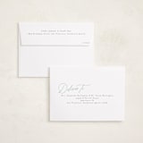 "Extra Cheer Here" - Holiday Birth Announcement Cards in Mint by Everett Paper Goods - FREE Recipient Addressing