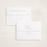 "Little Addition" - Holiday Birth Announcement Cards in Powder by Sarah Brown - FREE Recipient Addressing