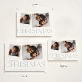 "Little Addition" - Holiday Birth Announcement Cards in Powder by Sarah Brown - Formats Available