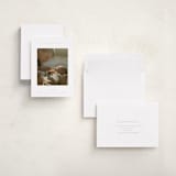 "More to Love" - Holiday Birth Announcement Cards in Linen by Blustery August - Assembled
