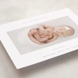 "More to Love" - Holiday Birth Announcement Cards in Linen by Blustery August - Detail