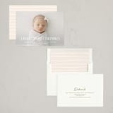 "New Little One" - Holiday Birth Announcement Cards in Snowflake by Julie Murray - Assembled
