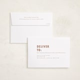 "Viola" - Holiday Birth Announcement Cards in Truffle by Deynaaz Daraei - FREE Recipient Addressing