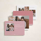 "Viola" - Holiday Birth Announcement Cards in Apple by Deynaaz Daraei - Back of Card Options