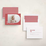 "Viola" - Holiday Birth Announcement Cards in Apple by Deynaaz Daraei - Assembled