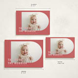 "Viola" - Holiday Birth Announcement Cards in Apple by Deynaaz Daraei - Formats Available