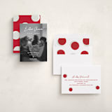 "Extra Cheer" - Holiday Birth Announcement Cards in Snow by fatfatin - Assembled