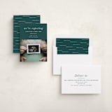 "Expecting" - Holiday Birth Announcement Cards in Ivy by Corinne Malesic - Assembled