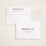 "There is one more" - Holiday Birth Announcement Cards in Snow by Jackie Crawford - FREE Recipient Addressing