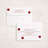 "Extra Cheer" - Holiday Birth Announcement Cards in Snow by fatfatin - FREE Recipient Addressing