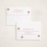"Extra Cheer" - Holiday Birth Announcement Cards in Blush by fatfatin - FREE Recipient Addressing
