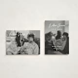 "Extra Cheer" - Holiday Birth Announcement Cards in Snow by fatfatin - Photo Orientation Options