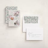 "Very Merry" - Holiday Birth Announcement Cards in Eggnog by Leah Bisch - Assembled