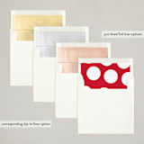 "Christmas Present" - Holiday Birth Announcement Cards in Holly Berry by Ghazal Ali - Envelope Liner Options