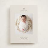 "our precious gift" - Holiday Birth Announcement Cards in Latte by Carolyn Nicks - Front